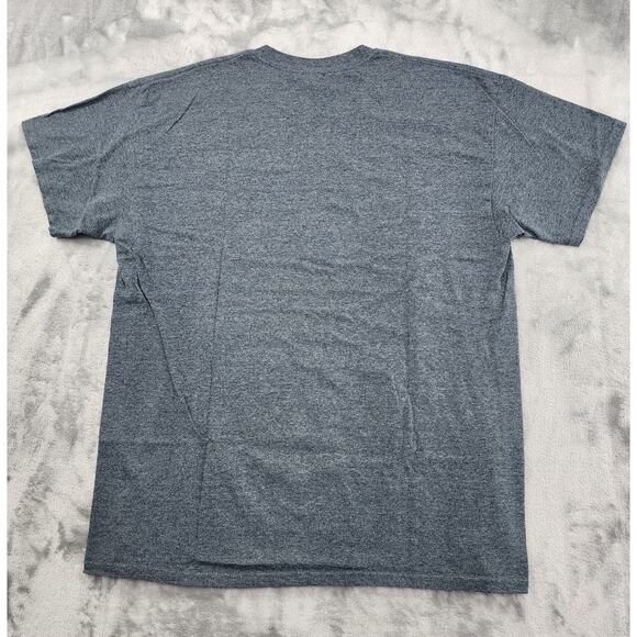 Gildan Listen Santa I Can Explain Tee Size L Gray Funny Humor Christmas Holiday - Picture 2 of 10